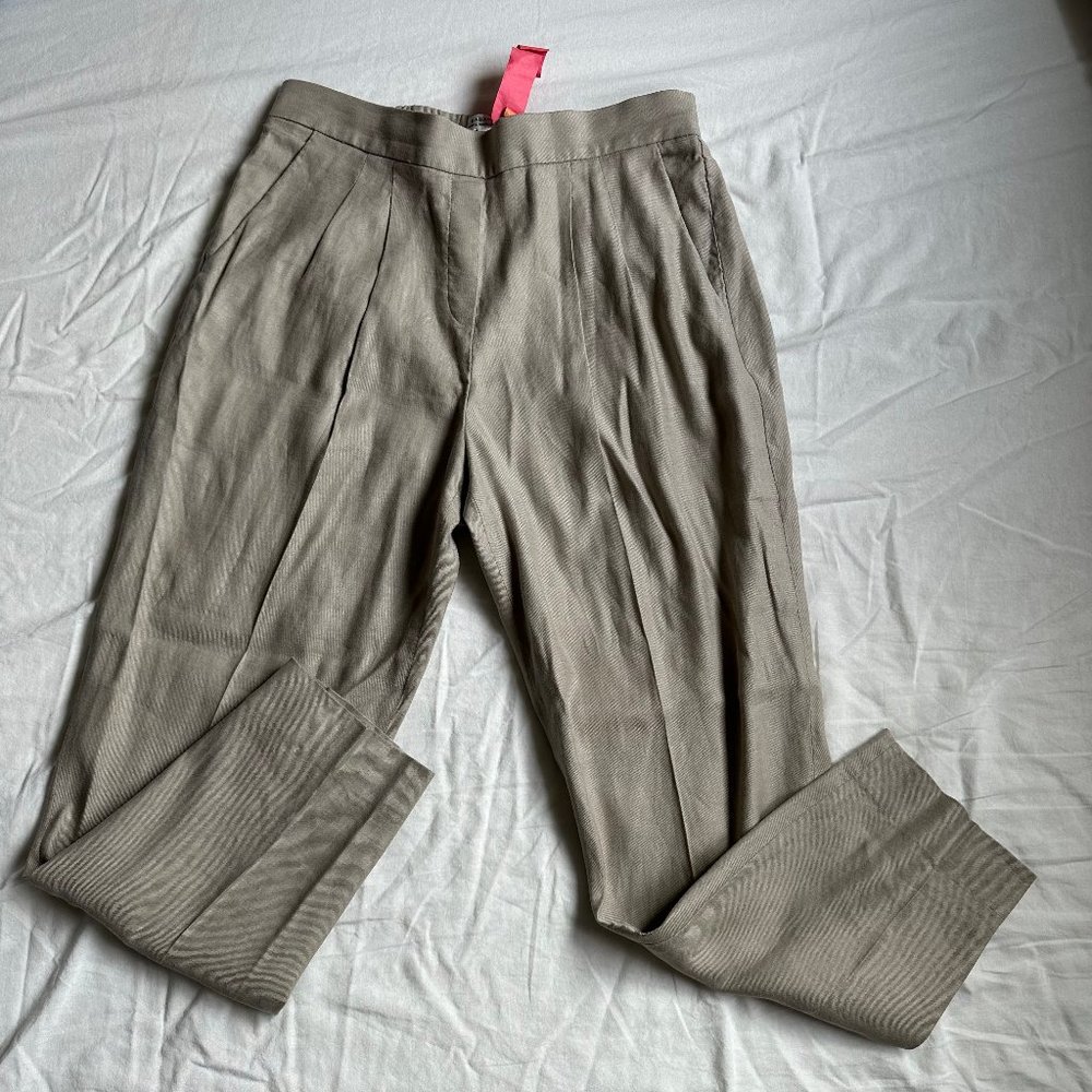Babaton Aritzia Linen Cohen Pant Sz 6